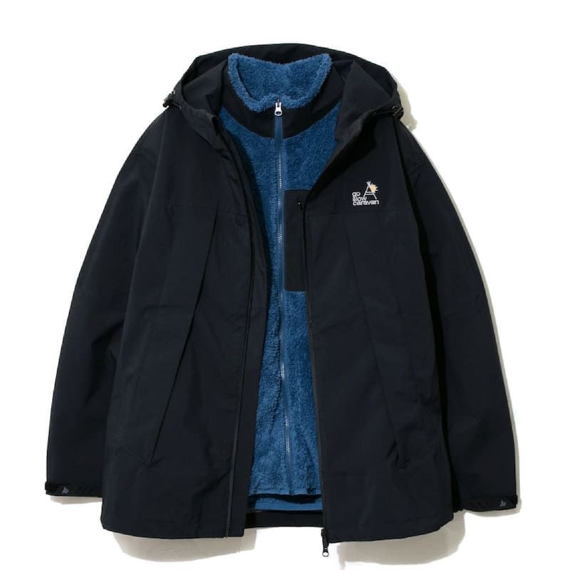 新品 メンズ ゴースローキャラバン go slow caravan 3WAY マウンテン 