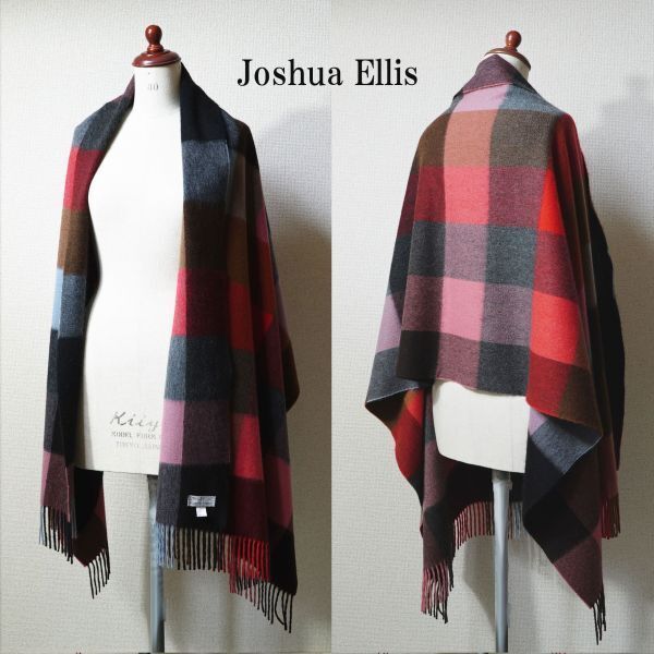 国内正規品】Joshua Ellis ジョシュアエリス カシミヤ 大判 ストール 《 レッド・ブラウン 》 カシミア 100％ 240627-50 -  メルカリ