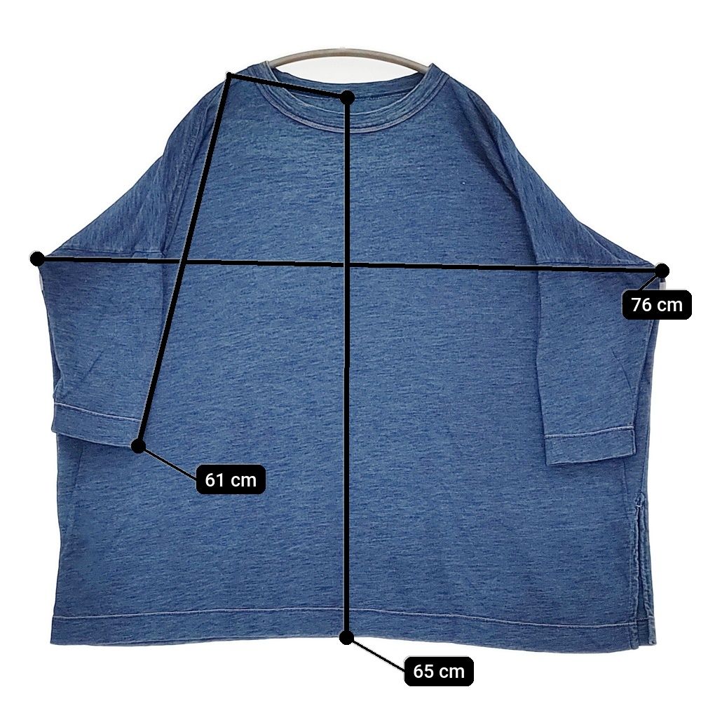 45R Tシャツ ネイビーパープル 45R（フォーティファイブアール）の「マップdeカレッジの908