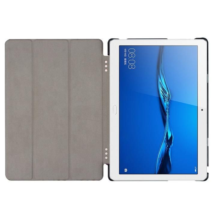 HUAWEI MediaPad M3 Lite10 WP/dtab D-01K用 PU革 スマート ケース 三