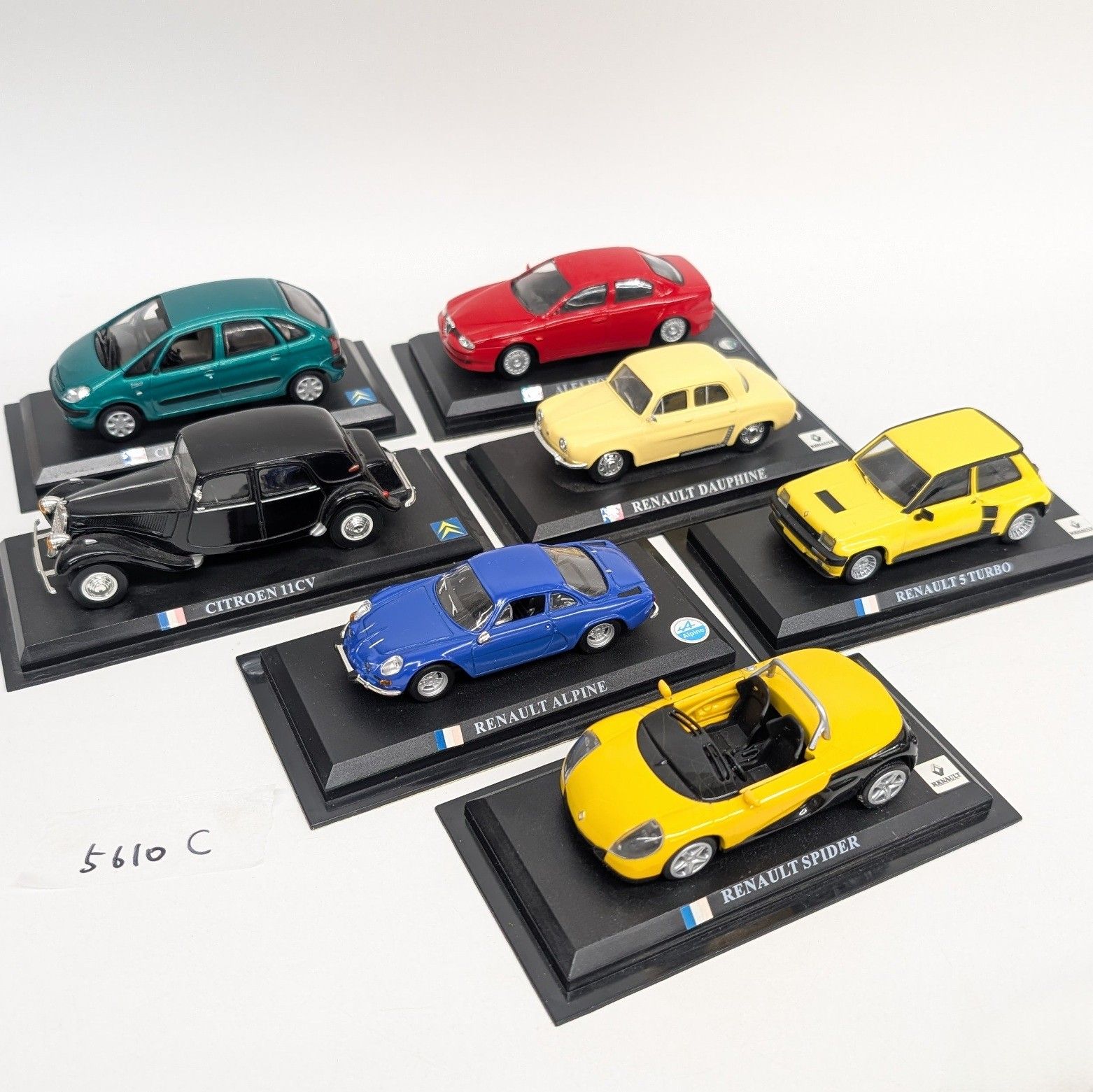 ミニカー セット シトロエン ルノー アルファロメオ 名車 5610C まとめ 