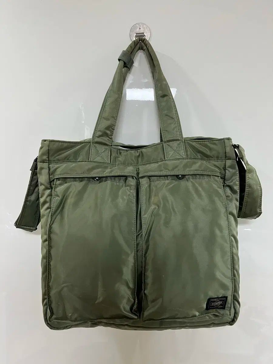 ⭐️未使用級⭐️ポーター　タンカー トートバッグ　2way セージグリーン PX TANKER(PXタンカー) 2WAY TOTE BAG(L) | 吉田カバン