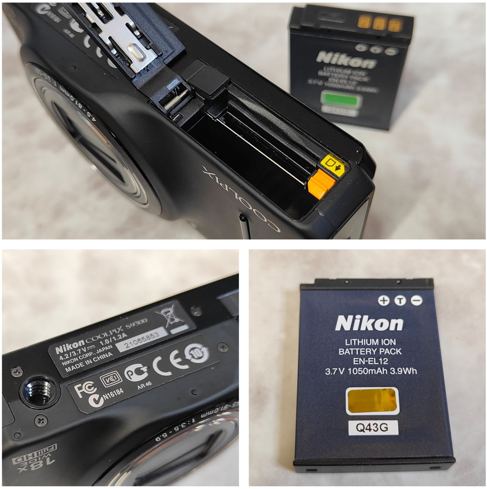 美品 可動品】ニコン Nikon COOLPIX S9300 NIKKOR 18X WIDE 美品 可動品】ニコン Nikon COOLPIX S9300 NIKKOR 18X WIDE
