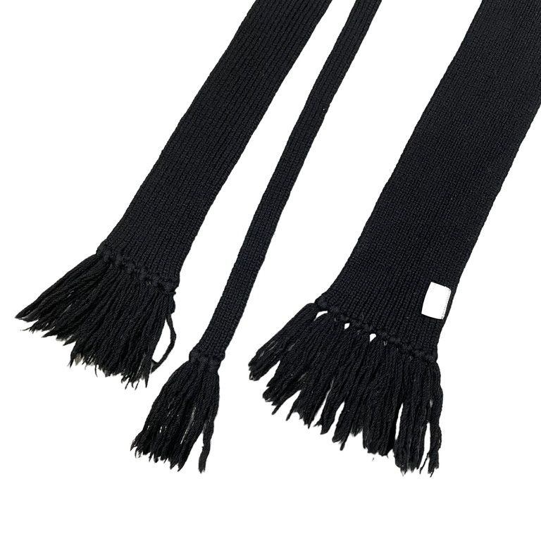 Dior Homme 04AW マフラー Dior Homme 04AW アシンメトリースーパーロングウールマフラー