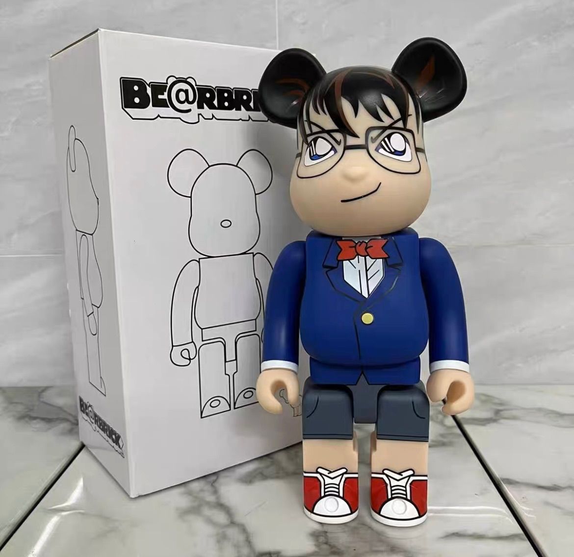 ベアブリック BE@RBRICK 400% 28センチ 名探偵コナン - メルカリ