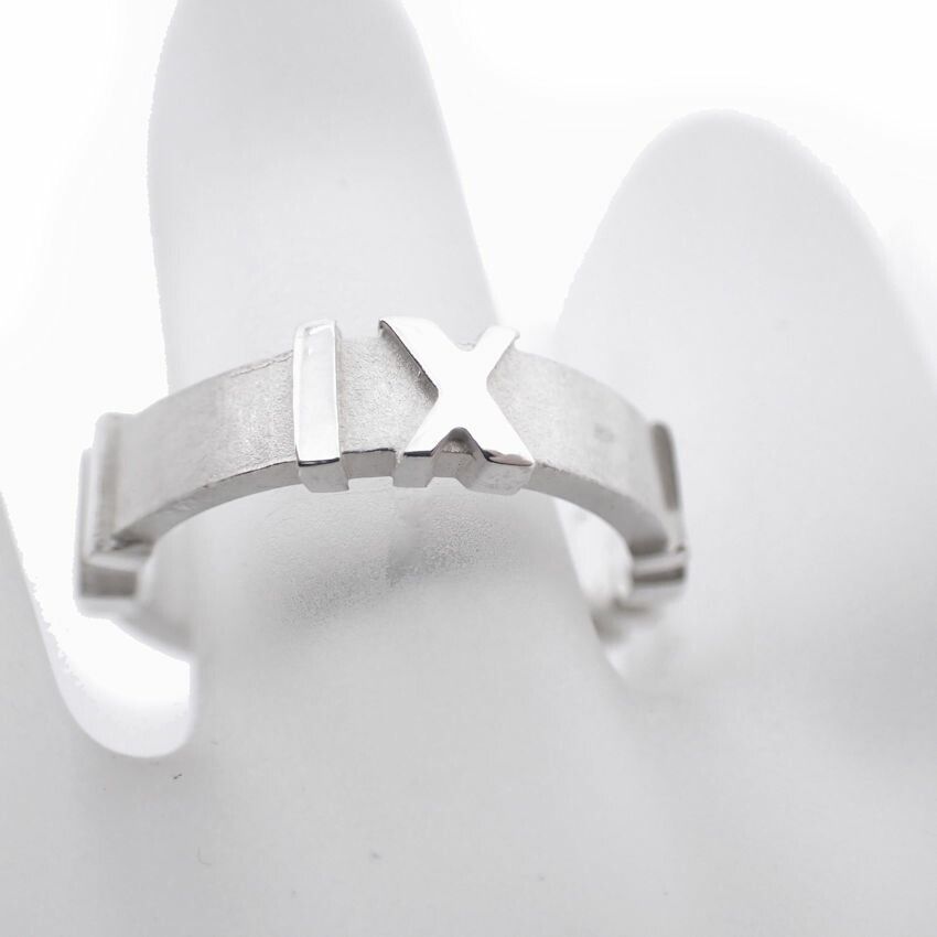TIFFANY&CO ティファニー アトラス リング 9号　Sv925 美品 Tiffany & Co. - ティファニー リング シルバー アトラス 指輪