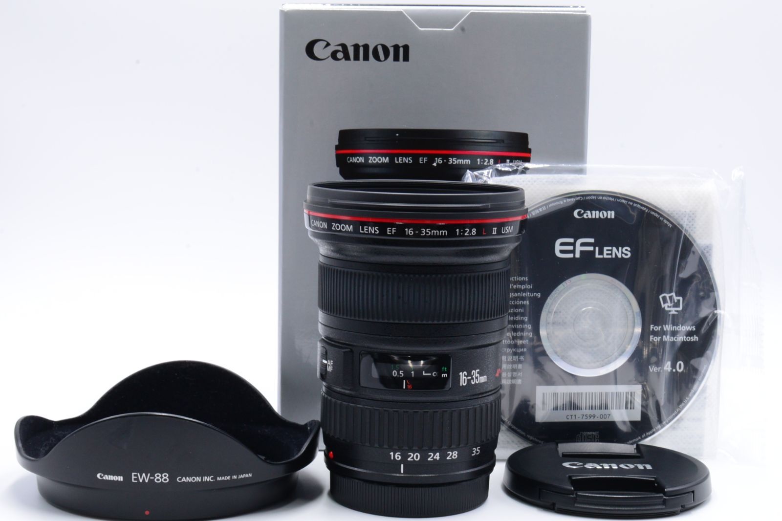 キャノン Canon 広角ズームレンズ EF16-35mm F2.8L II USM フルサイズ対応
