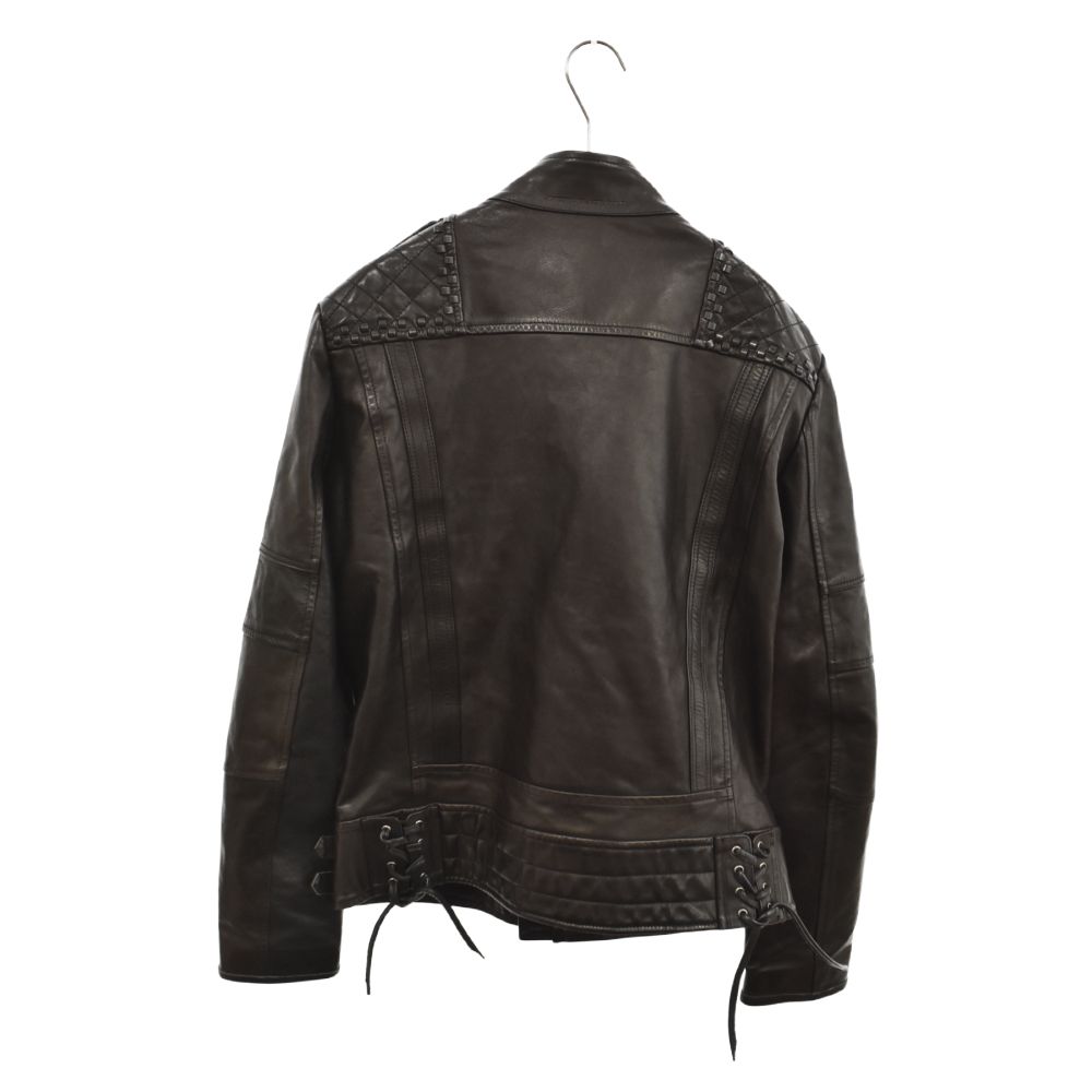 DIESEL BLACK GOLD スタッズ付きレザージャケット DIESEL DIESEL(ディーゼル) BLACK GOLD Studs Leather Jacket