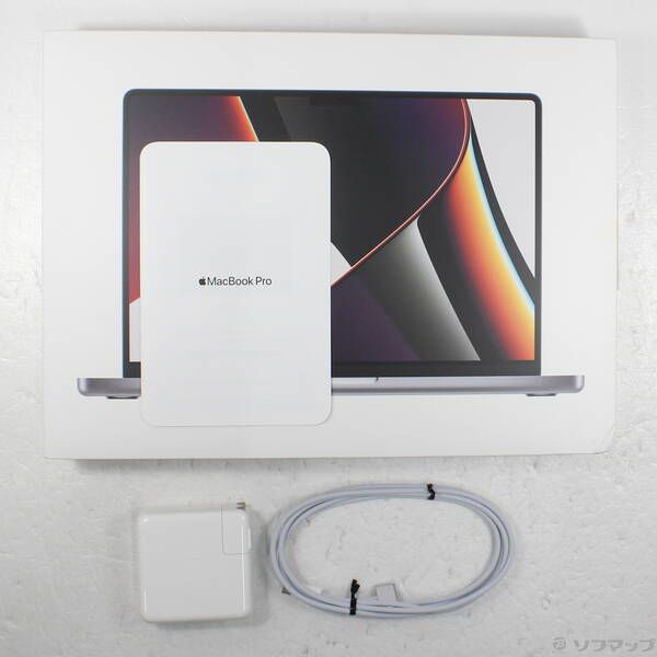 〔 品〕 MacBook Pro 14.2-inch Late-2021 MKGP3J A Apple M1 Pro 8コアCPU_14コアGPU 16GB SSD512GB スペースグレイ 〔15.3 Sequoia〕 377 WWW_MEBLE-SODAR_PL