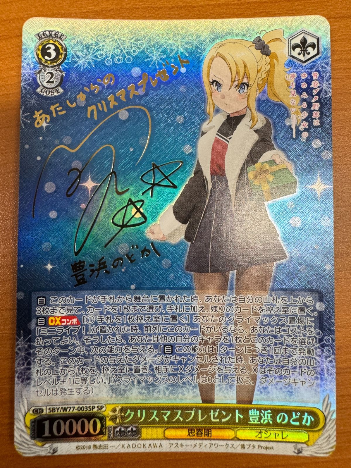 クリスマスプレゼント 豊浜 のどか｜SBY/W77-0035SP｜CH｜ヴァイス