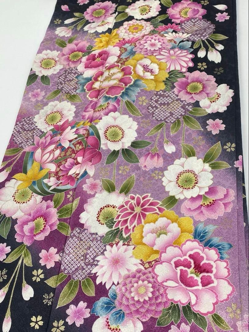 振袖 豪華 刺繍 金彩 紋意匠 身丈172cm - メルカリ