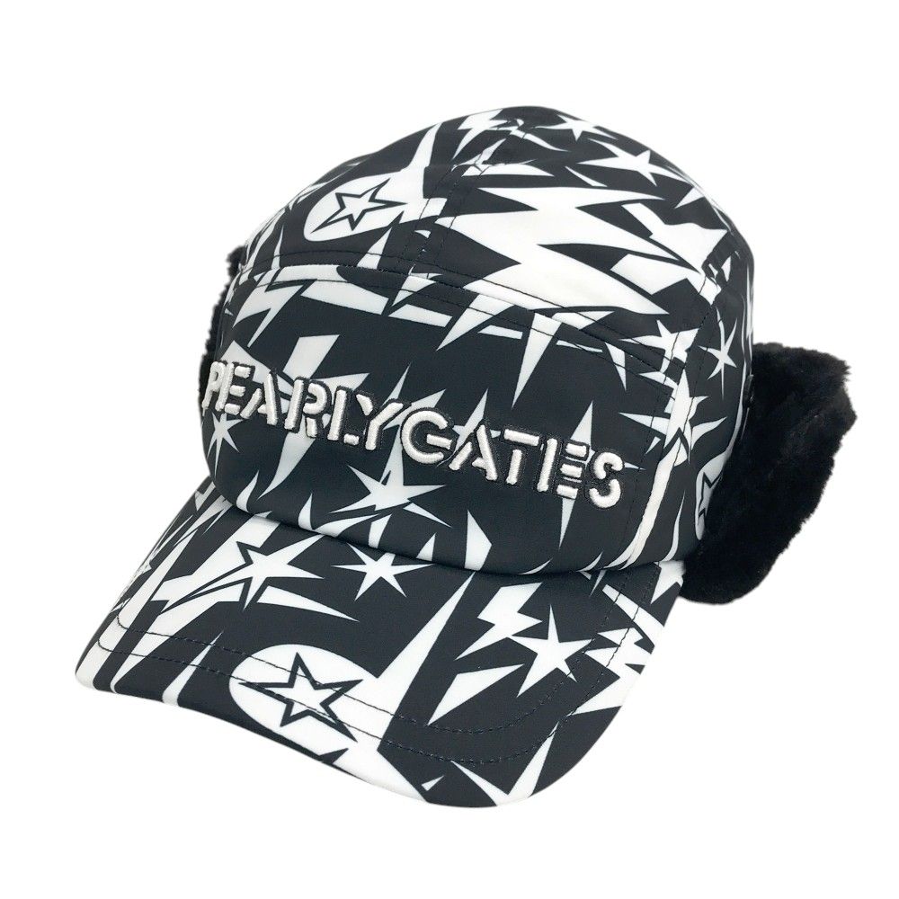 PEARLY GATES パーリーゲイツ 2025年モデル 耳当て付きキャップ 星柄
