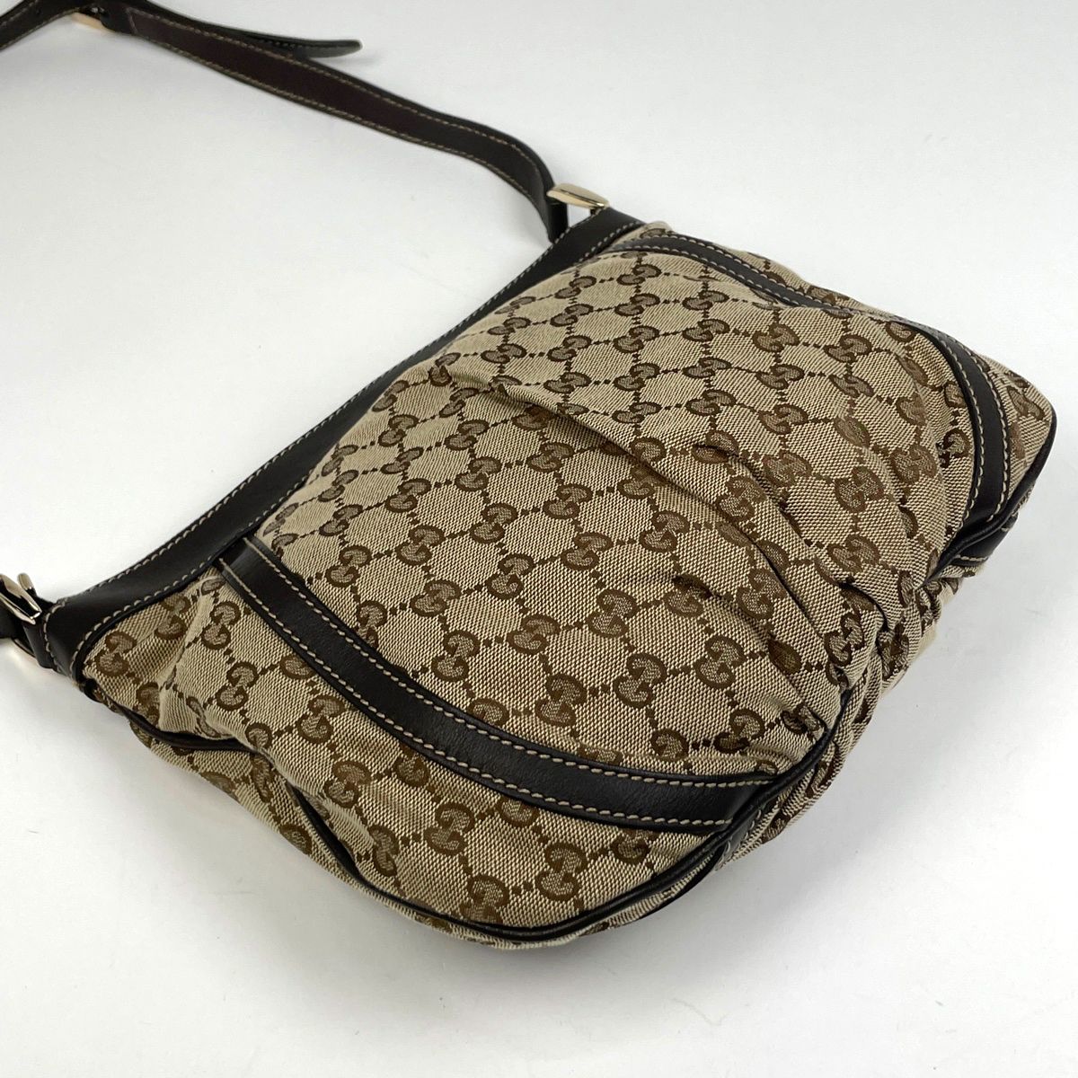 ！美品！　GUCCI グッチ　ショルダーバック　GG柄 超美品!! GUCCI オールドグッチ ショルダーバッグ シェリー