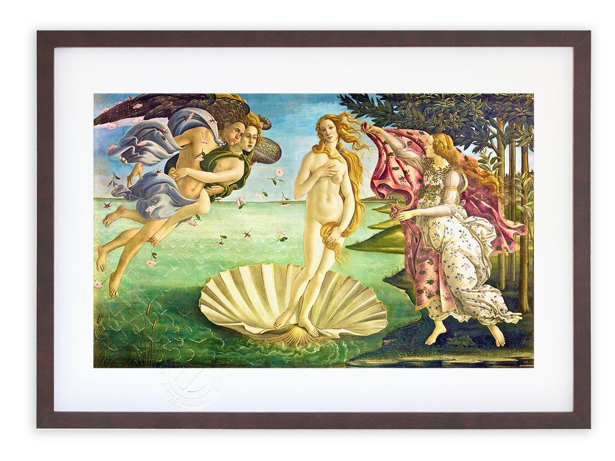 版画 絵画 名画 ヴィーナスの誕生＜本人による複製＞(1485頃) サンドロ
