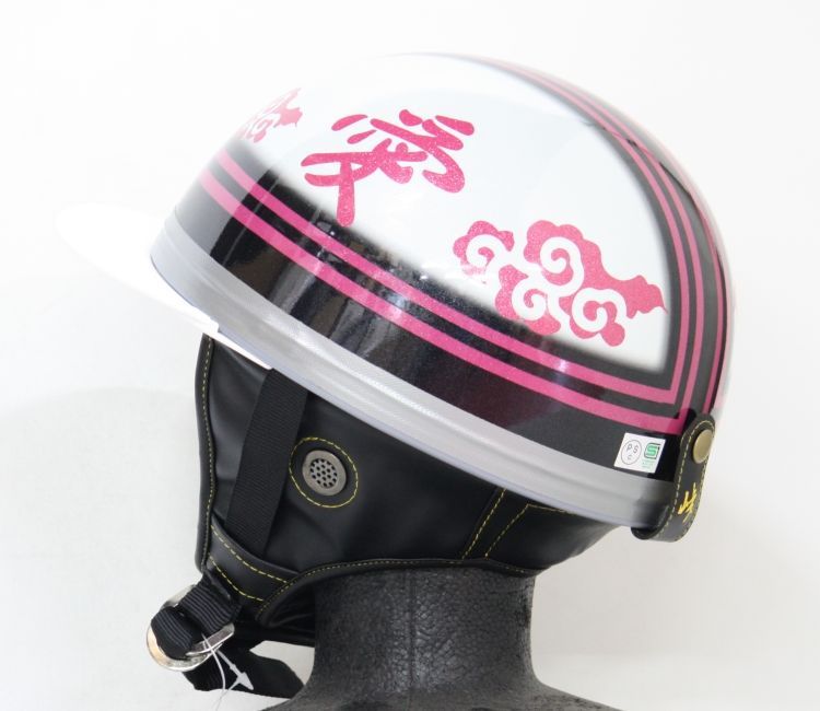 TNK TR-40C 峠 CORK HELMET 旧車 コルク半ヘルメット パール
