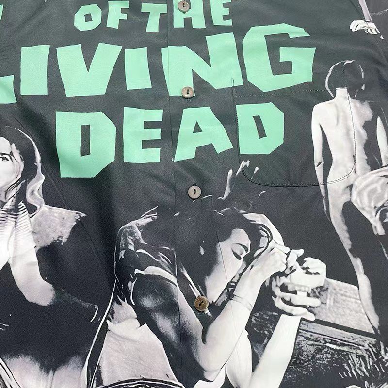 極美品 WACKO MARIA ワコマリア NIGHT OF THE LIVING DEAD ハワイアンシャツ 半袖シャツ R143 - メルカリ