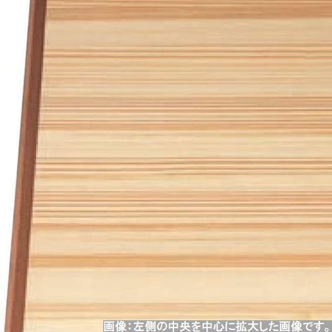 尺5 組手白木長手盆/トレー 〔クリヤー仕上げ 木〕 450×340×20mm 木製 日本製 〔和食 レストラン 居酒屋 店舗 お店〕〔代引不可〕(代引不可)