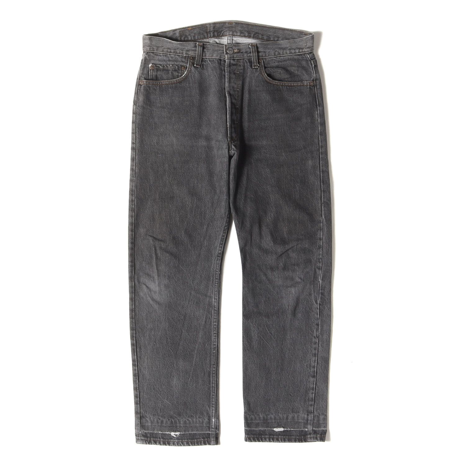 Levis / vintage ヴィンテージ リーバイス パンツ サイズ:34×30 | グッドサイズ | 80s 501 先染め ブラック デニムパンツ | USA製 501-0658 | 80年代 古着 | ボトムス ジーンズ ジーパン【】