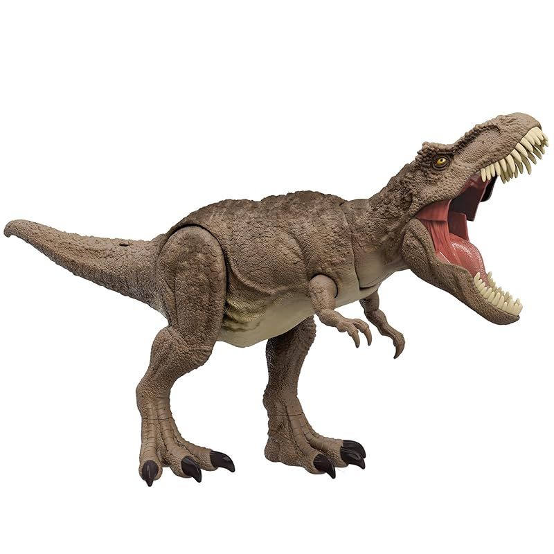 マテル ジュラシックワールド JURASSIC WORLD スーパーバトルアタック T-レックス 恐竜 おもちゃ 4才~ 全長 約54.6cm HXF53