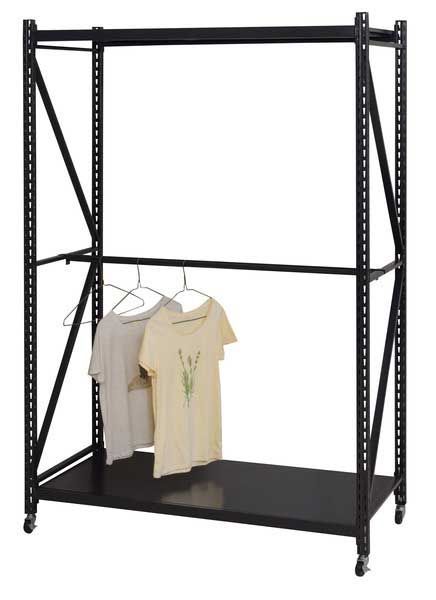 スチール製のラルドボルトレスシェルフ ハンマートーン仕上げ