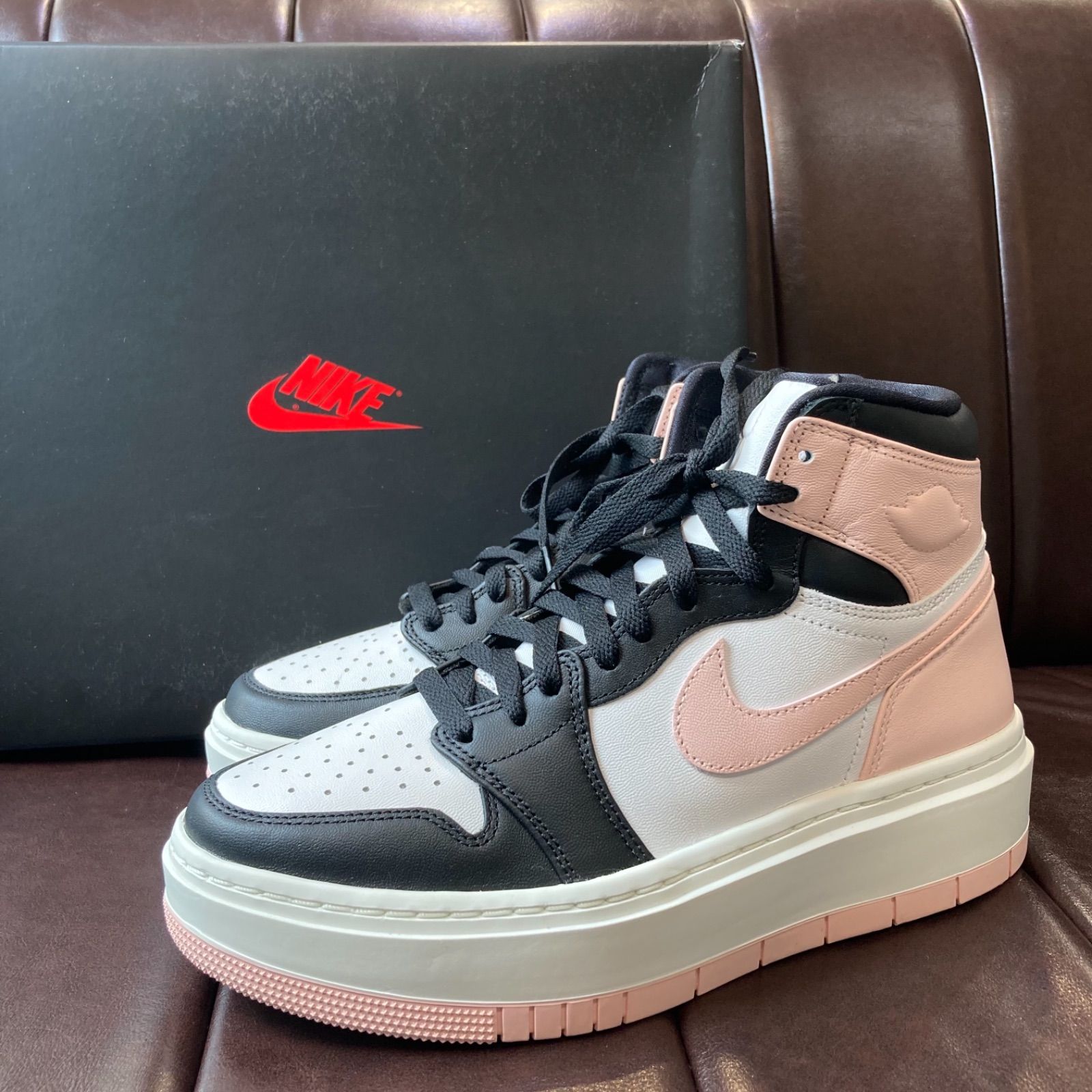 NIKE ナイキ エアジョーダン1 エレベーターハイ ピンク 未使用 - メルカリ