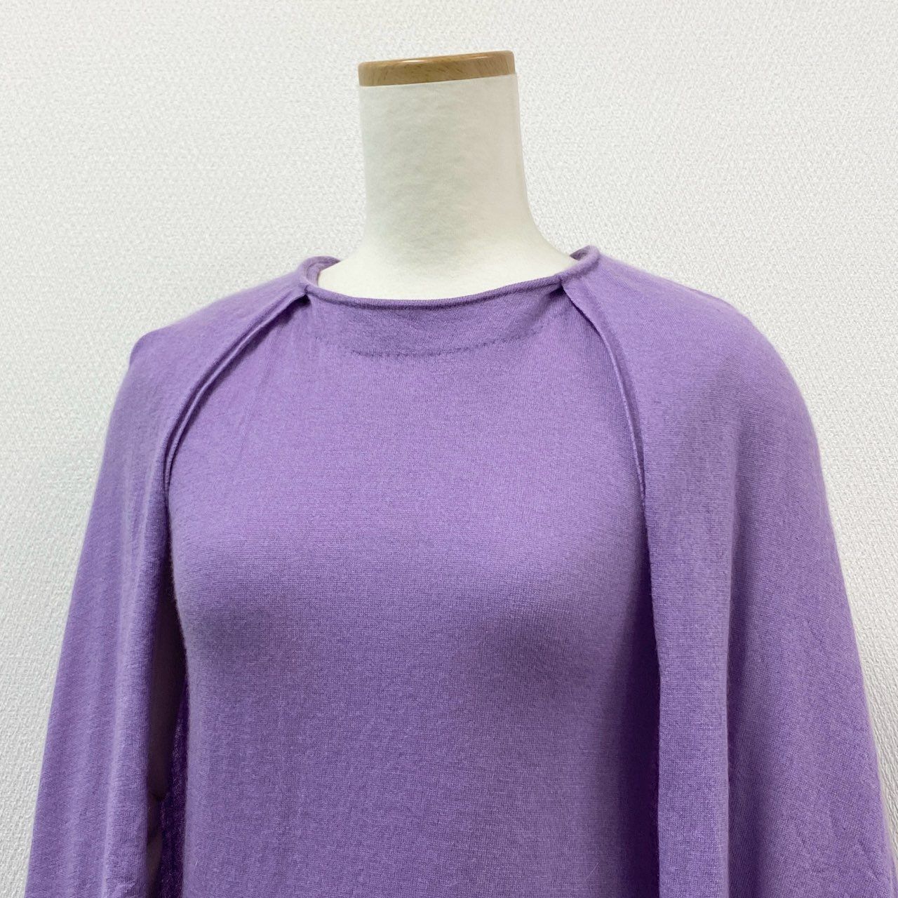 MYLAN◆ケープカシミアニット/セーター(薄手)/GRY/MY15AW-KR001// MYLAN(マイラン) / ケープカシミアニット/セーター(薄手)/GRY
