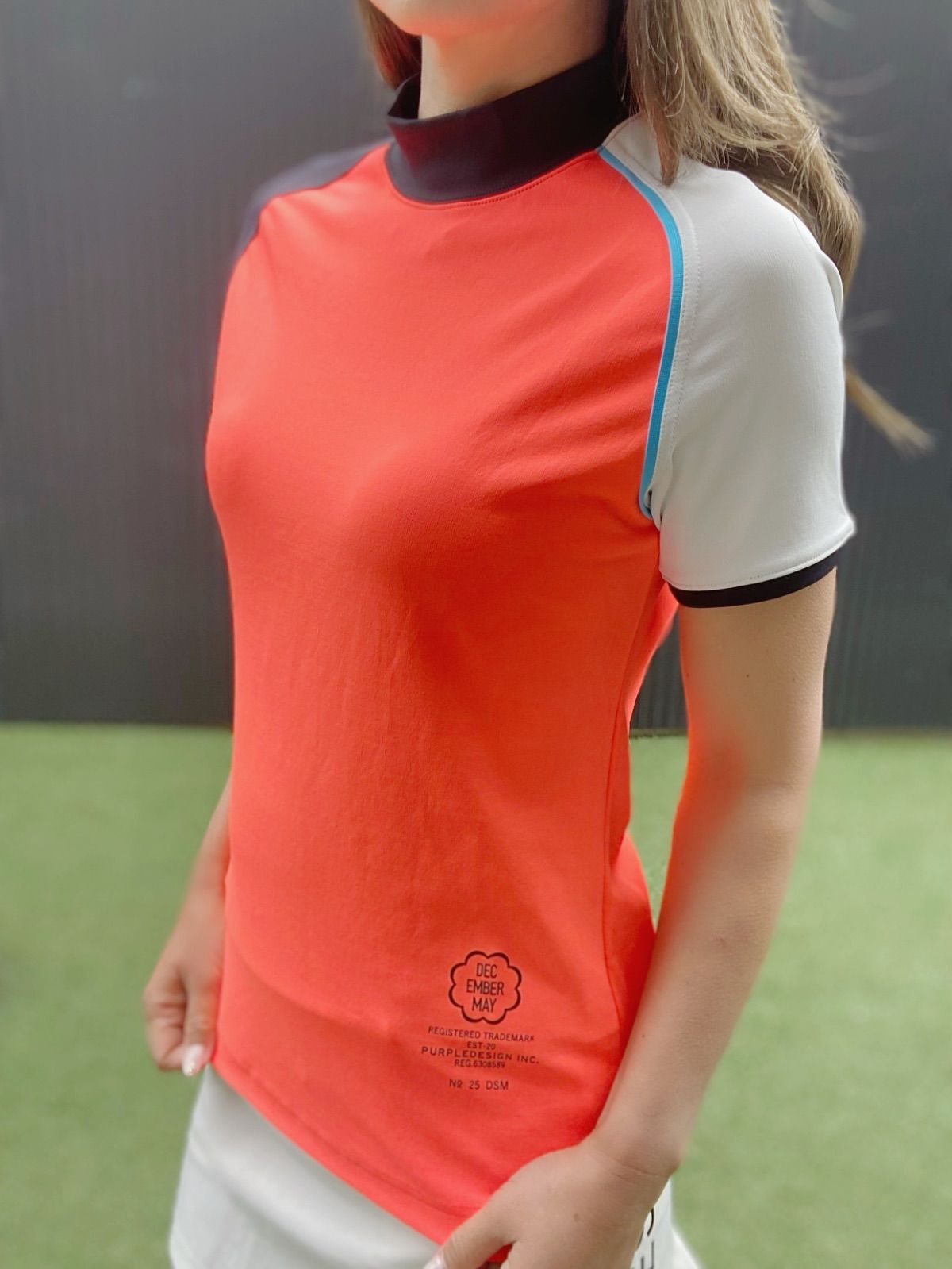 ディセンバーメイ 半袖モックネックシャツ DECEMBERAY ディセンバー