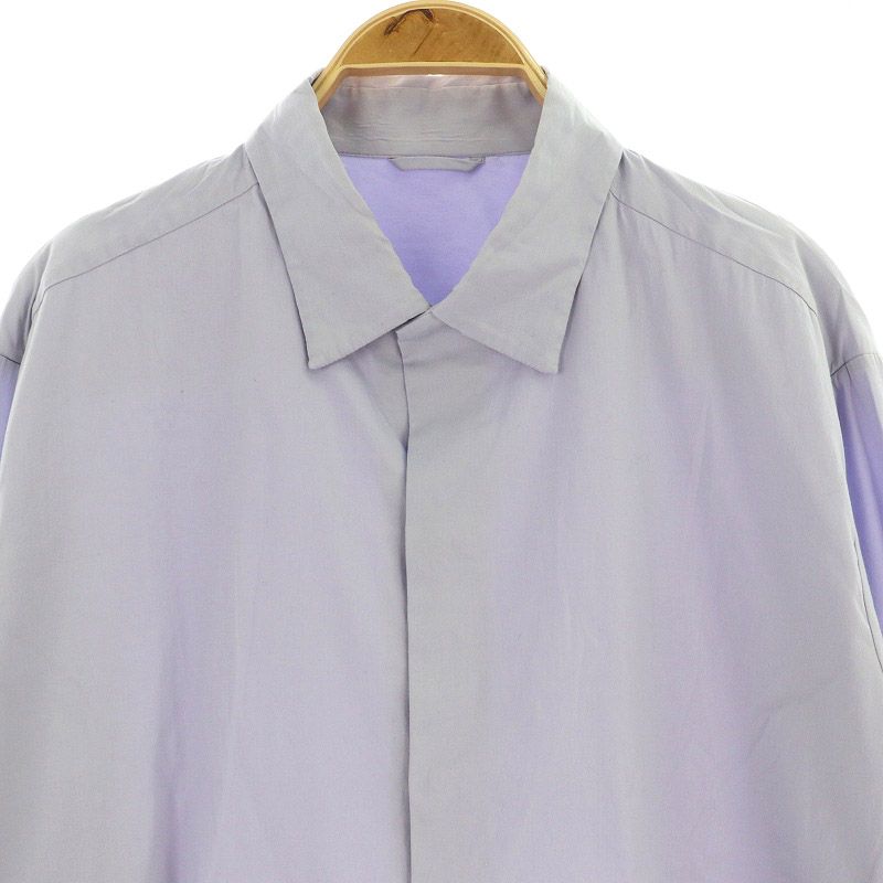 良品　テアトラ　キーボードシャツ　ライトブルー 長袖シャツ レギュラーカラー テアトラ TEATORA KEYBOARD SHIRT キーボードシャツ ドレス