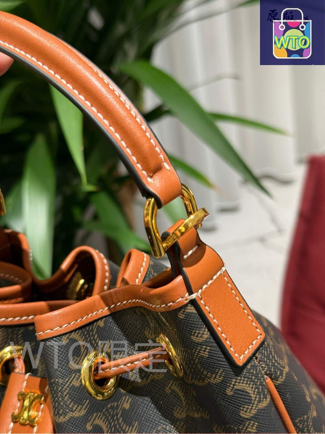 今日特価】CELINE CLARA Drawstring Bucket Bag セリーヌ クララ