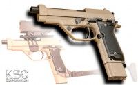 KSC M93RスパルタンM ガス TAN