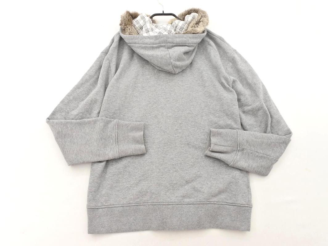 【ラビットファー】【3】BURBERRY BLACK LABEL パーカー beautiful goods rare L(3) Burberry Black Label Parker rabbit