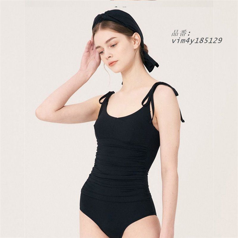 【lapidos美品】黒のストラップ付きワンピース水着 クロスストラップブラックメッシュワンピース水着/ M.L.XL