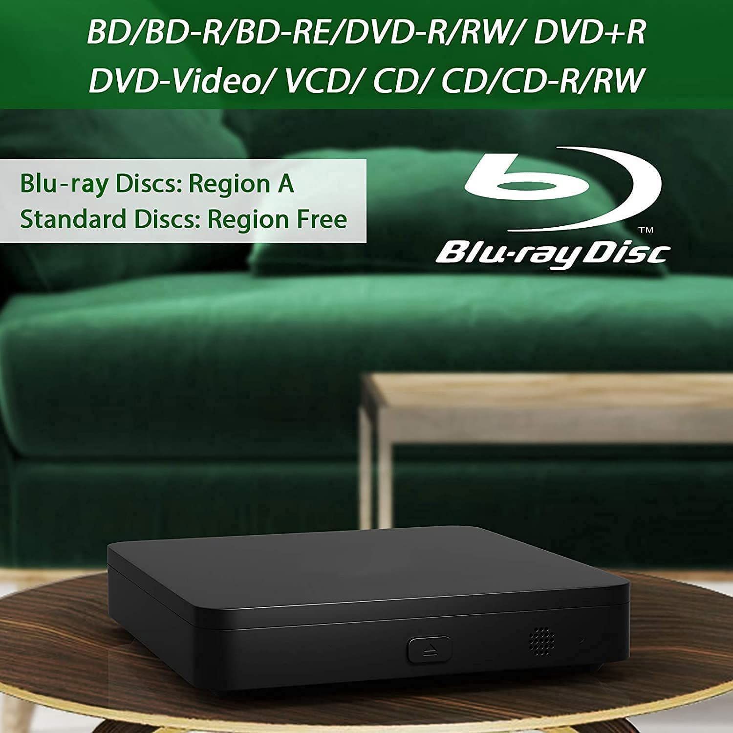 ブルーレイDVDプレーヤー、1080P スーパーミニディスク