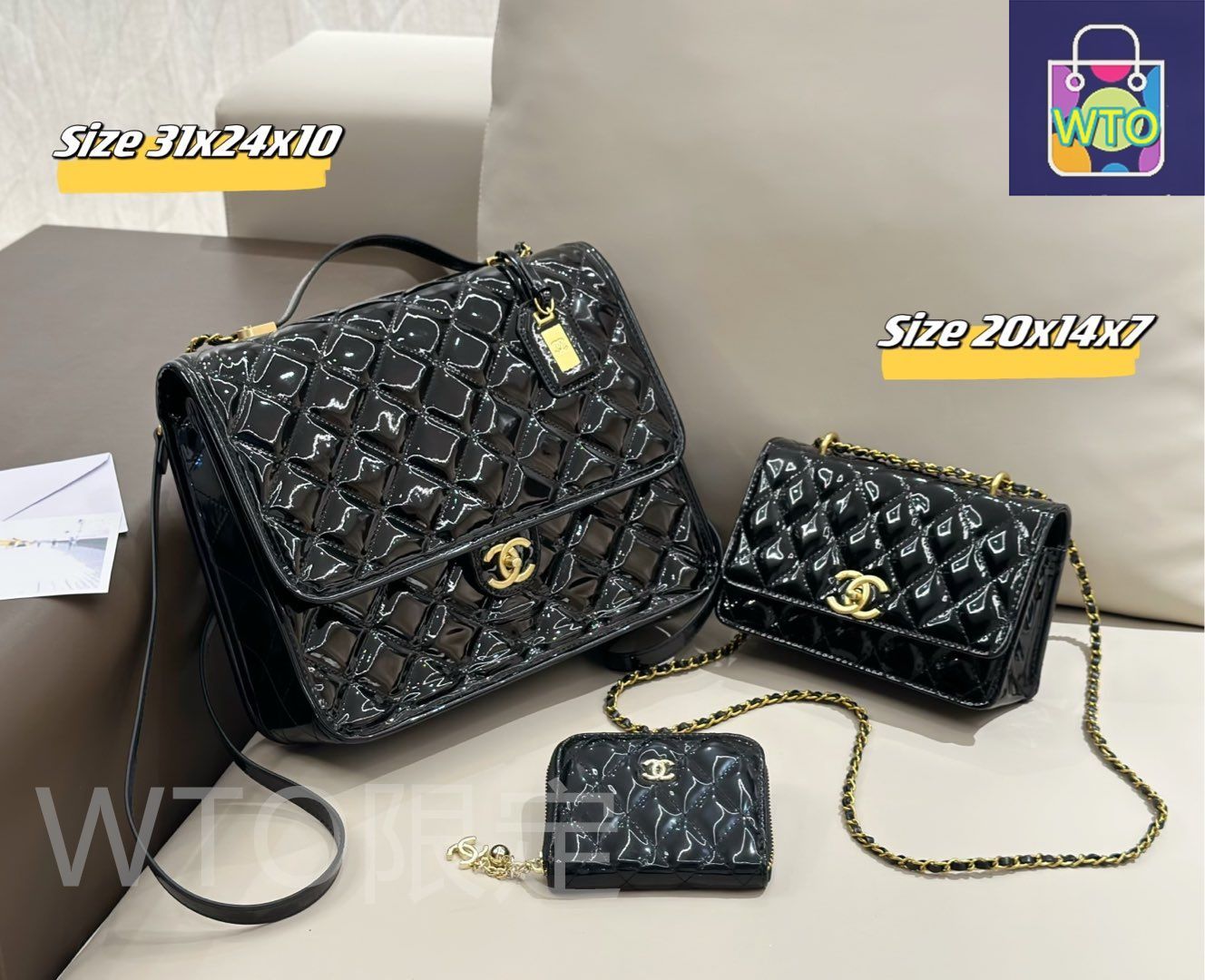 WTO通販 2025 ニューイヤーセットバッグ 大 中 小の3点セット 超 なセット | ♥品 -WTO輸入-MZX30