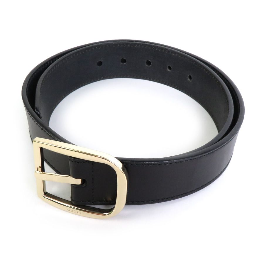 確実本物＊GUCCI　グッチ　レザーベルト　黒 楽天市場】GUCCI グッチ 162934 ベルト 85・34 レザー ブラック