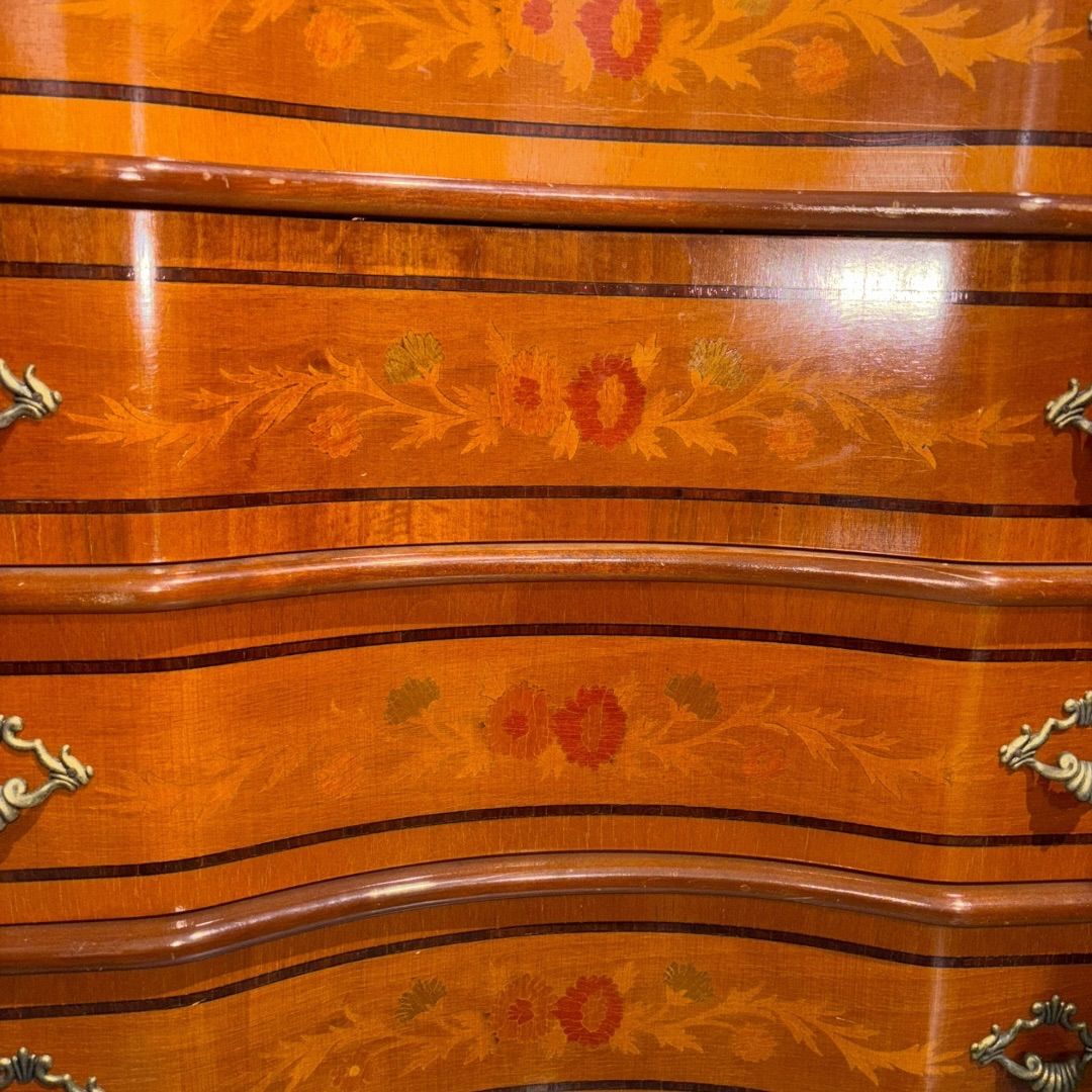 アンティーク 4段 チェスト キャビネット サイドボード