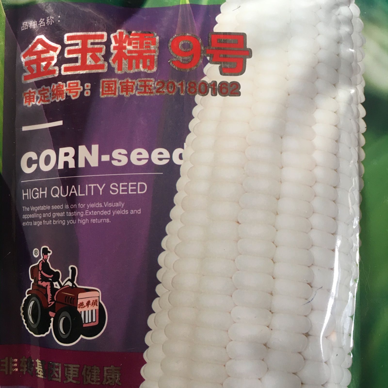 とうもろこし 種 金玉糯9 25粒 粘玉米 - メルカリ