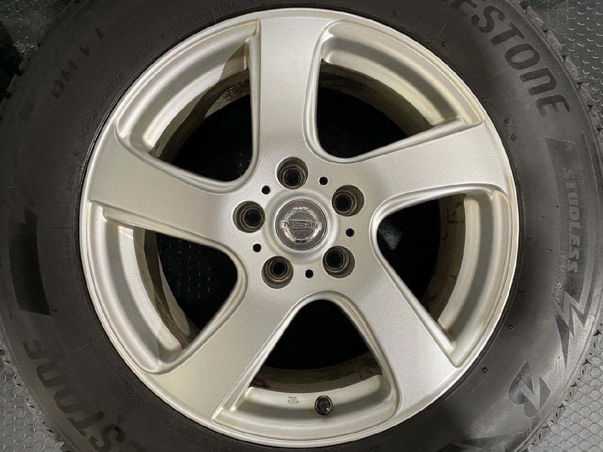 BS BLIZZAK DM-V3 225/65R17】スタッドレス【日産 エクストレイル 純正ホイール 17インチ 7J5HPCD114.3+45】20年製  (MTJ443) - メルカリ