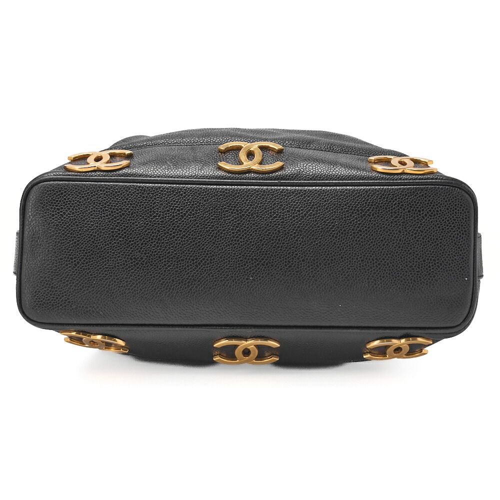 CHANEL シャネル チェーンショルダーバッグ キャビアスキン トリプル 