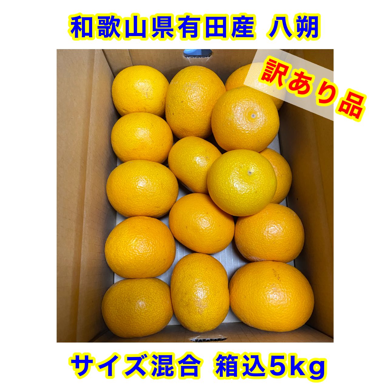 和歌山有田産 八朔 小玉サイズ 訳あり 5kg - 果物