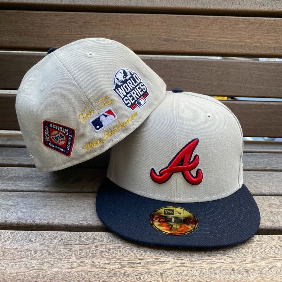 USA 59FIFTY ニューエラ Atlanta Braves アトランタ ブレーブス Off-Campus 2-5