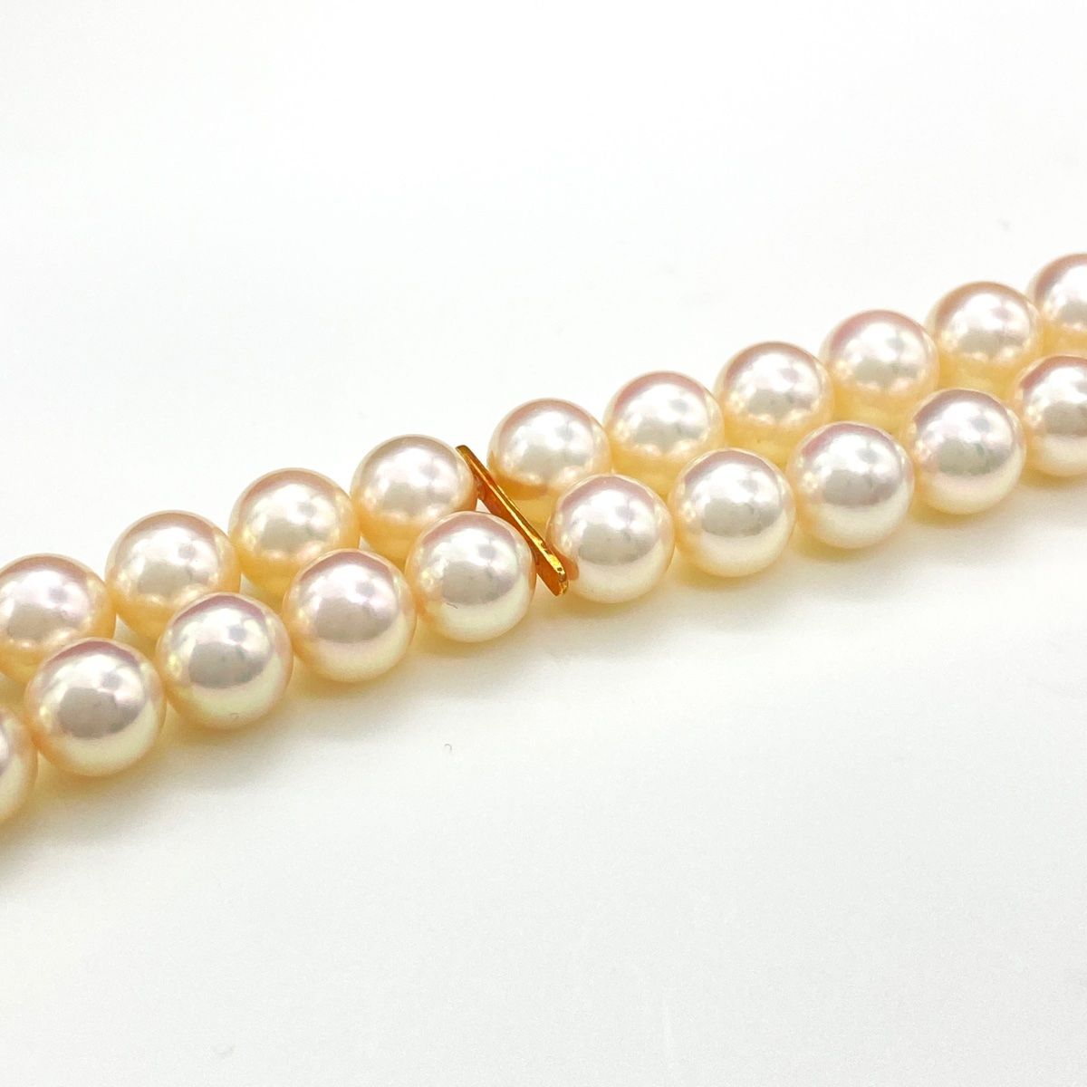 ミキモト MIKIMOTO パール デザインブレスレット YG イエロー