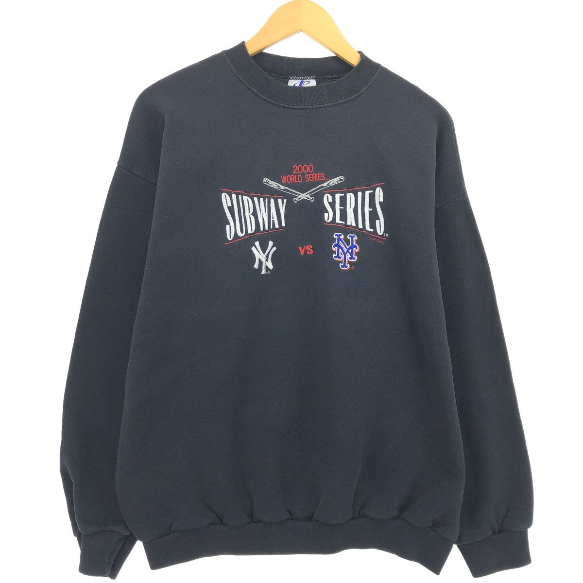 古着 LOGO ATHLETIC SUBWAY SERIES MLB NEW YORK YANKEES ニューヨーク 