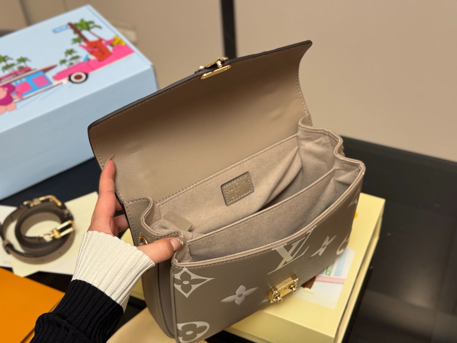 Louis Vuitton ジベシエールGM メッセンジャーバッグ 鑑定済】 ルイヴィトン ジベシエール GM モノグラム ショルダー