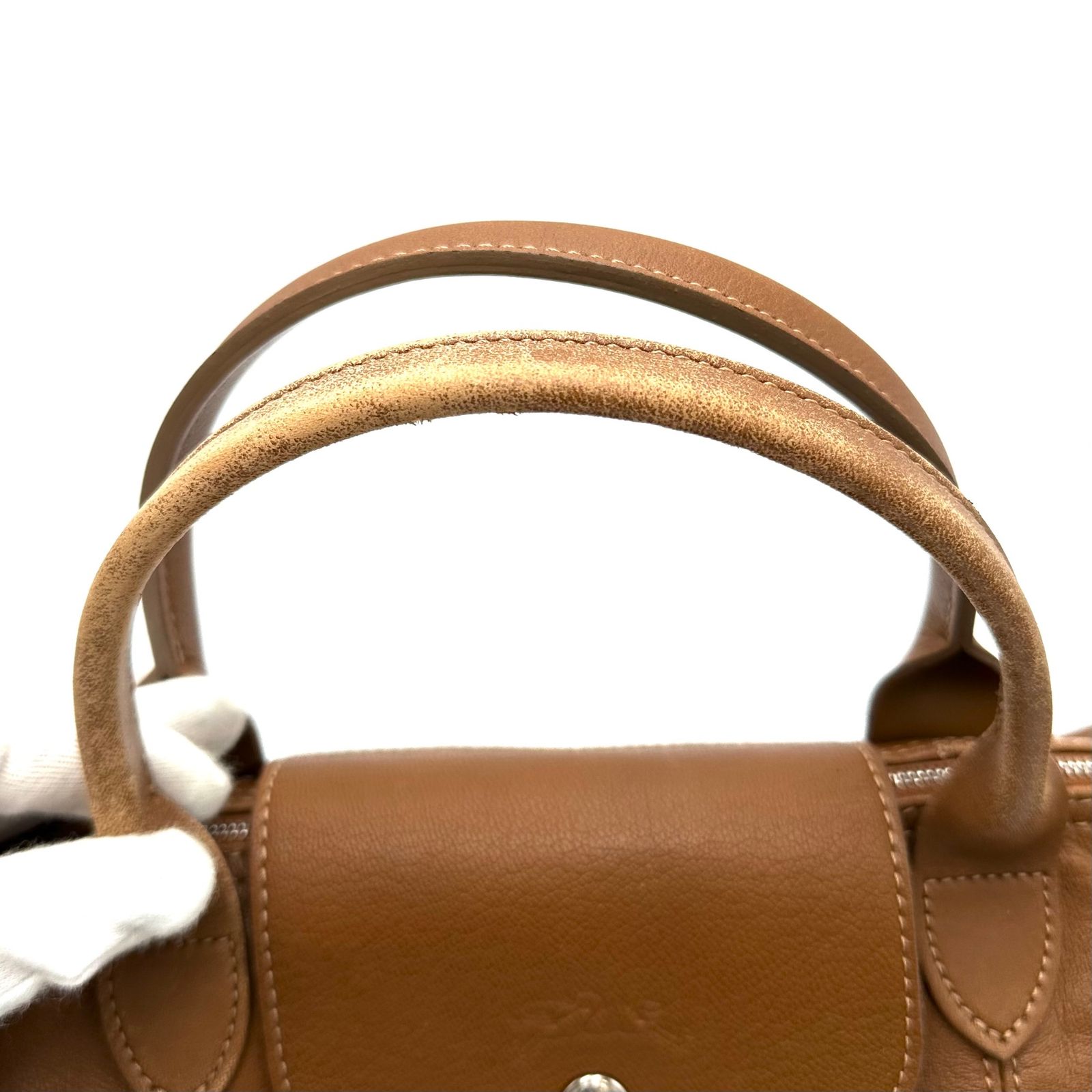 LONGCHAMP ロンシャン キュイール ル プリアージュ ブラウン