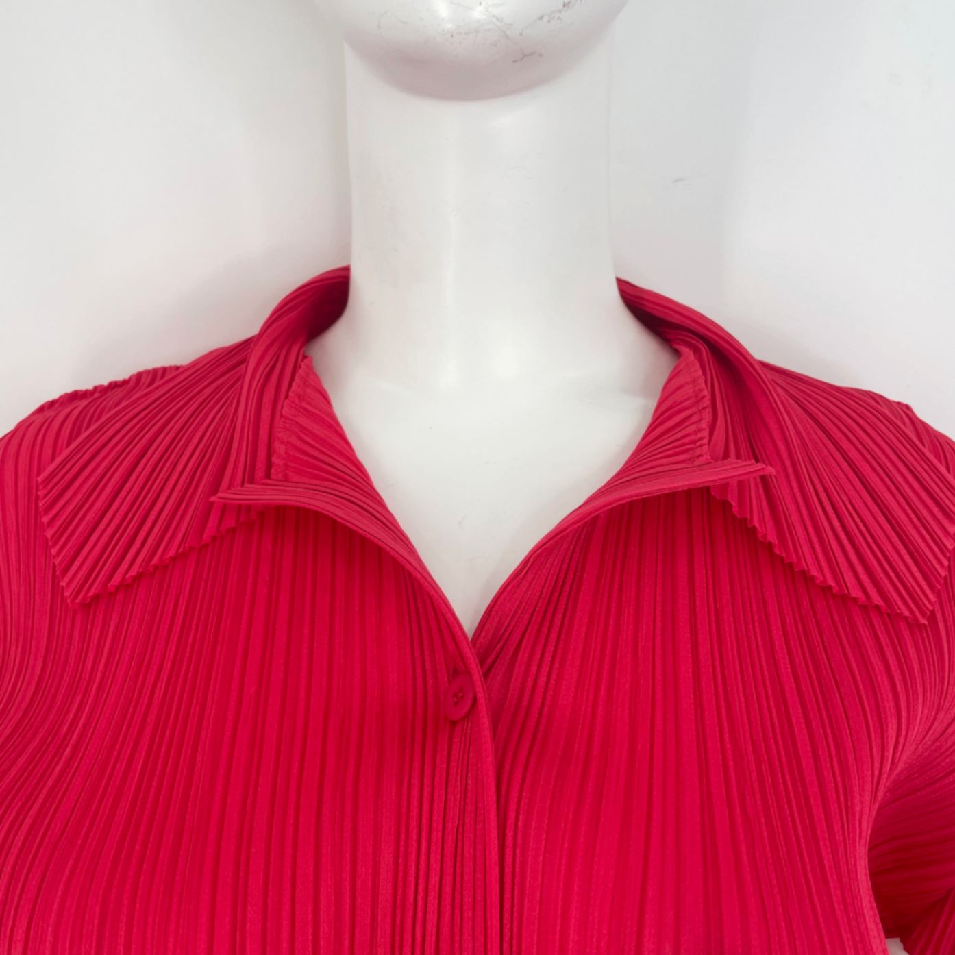 美品イッセイミヤケプリーツプリーズ半袖紺 PLEATS PLEASE ISSEY MIYAKE - 極美品 プリーツプリーズ