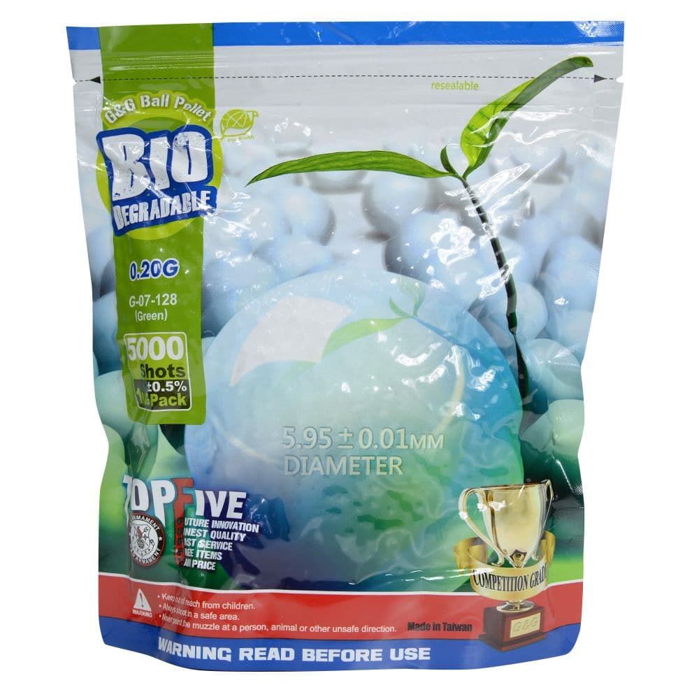 BLS PLA バイオトレーサーBB弾 0.32g 3125発(1kg) グリーン