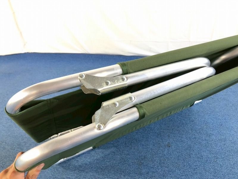 米軍放出品】未使用品 折りたたみ式コット 簡易ベッド アルミ