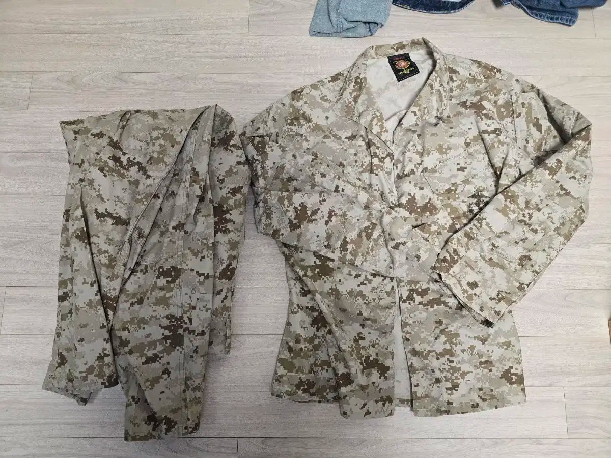オリジナル 米国海兵隊 デザートカモ マペット 上下セット ラージレギュラー