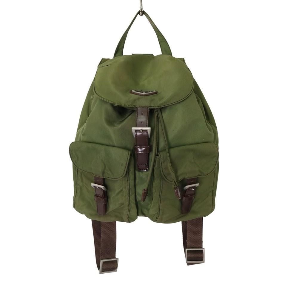 希少】PRADA プラダ バックパック リュック ポコノ 三角ロゴ